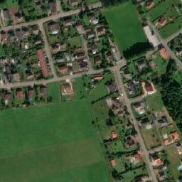 Satellite imagery of [Broumov] church t., CZ