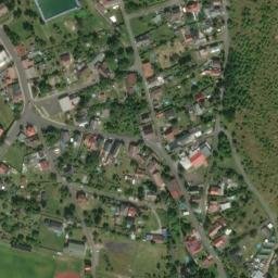 Satellite imagery of [Horní Jiřetín] church t., CZ
