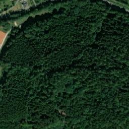 Satellite imagery of [Rudník] textile factory chimney, CZ