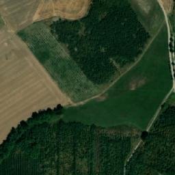 Satellite imagery of [Příšovice] precast concrete factory chimney, CZ