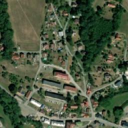 Satellite imagery of [Košťálov] church t., CZ