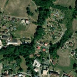 Satellite imagery of [Košťálov] church t., CZ