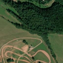 Satellite imagery of [Rudník] textile factory chimney, CZ