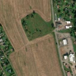 Satellite imagery of [Broumov] cemetery church sanctus t., CZ