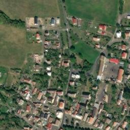 Satellite imagery of [Libochovany] church t., CZ