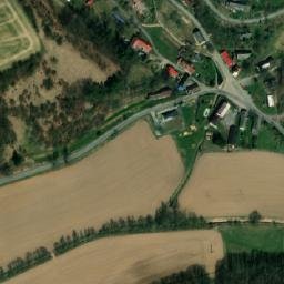 Satellite imagery of [Koryta u Mnichova Hradiště] chapel sanctus t., CZ