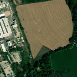 Satellite imagery of [Příšovice] precast concrete factory chimney, CZ