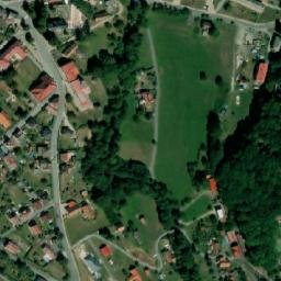 Satellite imagery of [Košťálov] church t., CZ