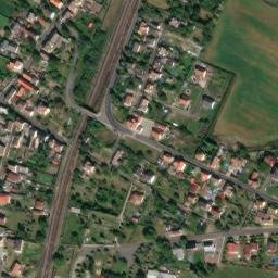 Satellite imagery of [Libochovany] church t., CZ