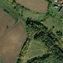 Satellite imagery of [Mukařov] church sanctus t., CZ