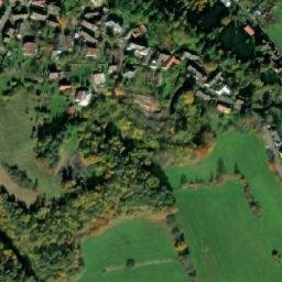 Satellite imagery of [Mukařov] church sanctus t., CZ