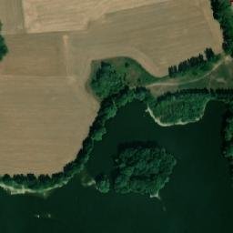 Satellite imagery of [Příšovice] precast concrete factory chimney, CZ