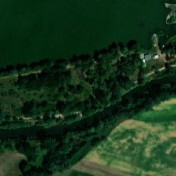 Satellite imagery of [Příšovice] precast concrete factory chimney, CZ