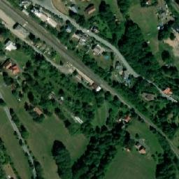 Satellite imagery of [Košťálov] church t., CZ