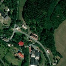 Satellite imagery of [Košťálov] church t., CZ