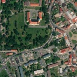 Satellite imagery of [Doksy u Máchova jezera] church t., CZ