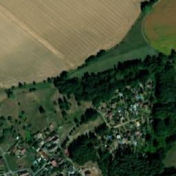 Satellite imagery of [Všeň] church t., CZ