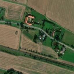 Satellite imagery of [Martínkovice] church t., CZ