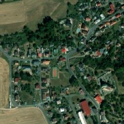 Satellite imagery of [Všeň] church t., CZ