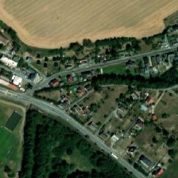 Satellite imagery of [Karlovice] church t., CZ