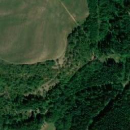 Satellite imagery of [Prosečné] church t., CZ