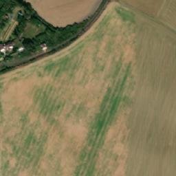 Satellite imagery of [Chotiněves] evang. church t., CZ
