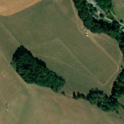 Satellite imagery of [Prosečné] church t., CZ