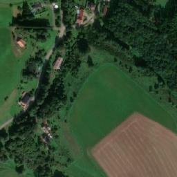 Satellite imagery of [Martínkovice] church t., CZ
