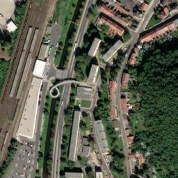 Satellite imagery of [Bílina] town hall t., CZ