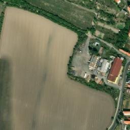 Satellite imagery of [Žitenice] church t., CZ