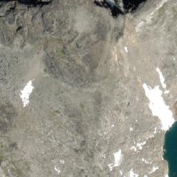 Satellite imagery of Mount Gunnarsen, CA