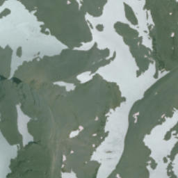 Satellite imagery of Mount Pétain, CA