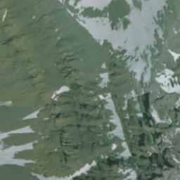 Satellite imagery of Mount Pétain, CA