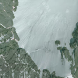 Satellite imagery of Mount Pétain, CA
