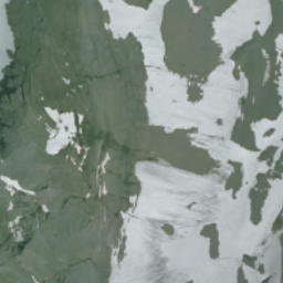 Satellite imagery of Mount Pétain, CA