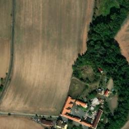 Satellite imagery of [Býčkovice-Velký Újezd] castle t., CZ