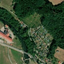 Satellite imagery of Technolen[Hostinné] textil factory chimney, CZ