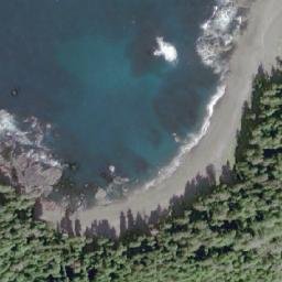 Satellite imagery of Topknot Point, CA