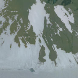 Satellite imagery of Mount Pétain, CA