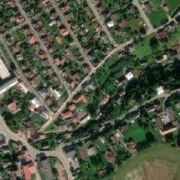 Satellite imagery of VEBA [Police nad Metují] factory chimney, CZ