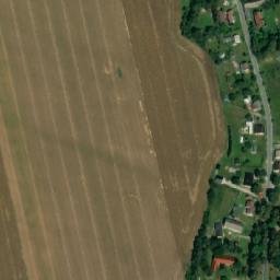 Satellite imagery of [Okna v Podbezdězí] church t., CZ