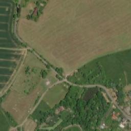 Satellite imagery of [Vyskeř] church t., CZ