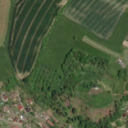 Satellite imagery of [Vyskeř] church t., CZ