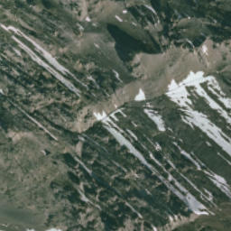 Satellite imagery of Mount Aosta, CA