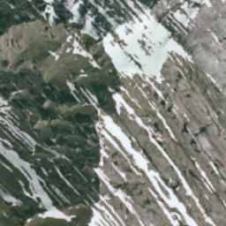 Satellite imagery of Mount Aosta, CA