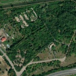 Satellite imagery of [Most-Komořany] old factory chimney, CZ