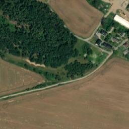 Satellite imagery of [Okna v Podbezdězí] church t., CZ