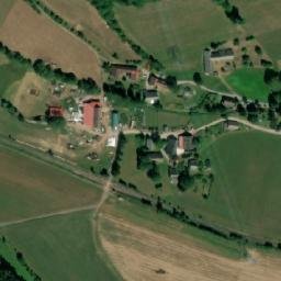 Satellite imagery of [Levínská Olešnice] church t., CZ
