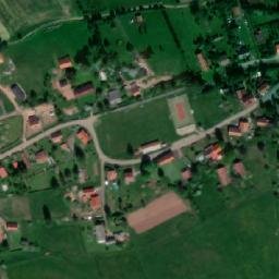 Satellite imagery of [Božanov] church t., CZ