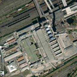 Satellite imagery of [Most-Komořany] power station chimney, CZ